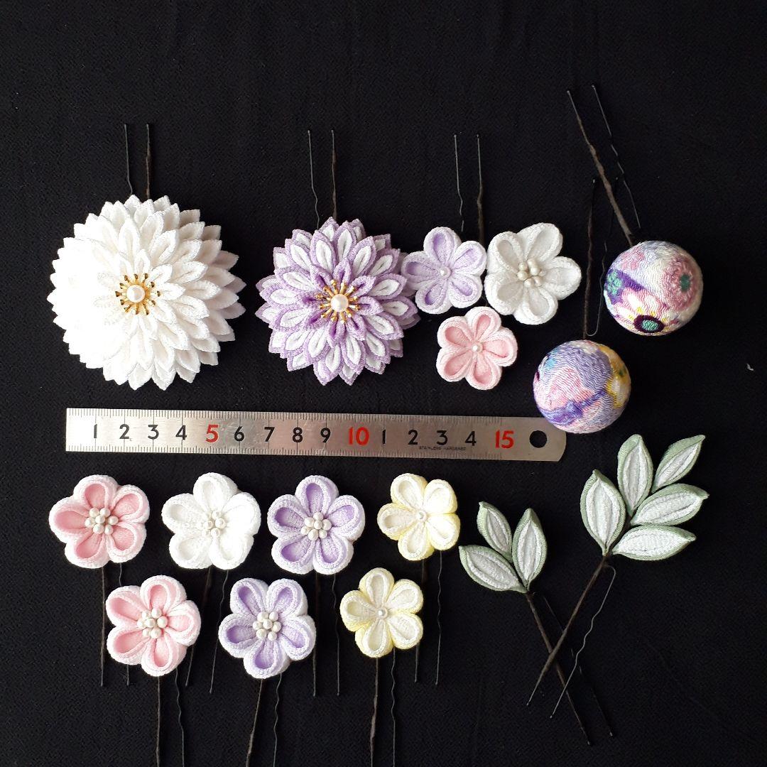 つまみ細工　髪飾り　卒業式　成人式　和装小物