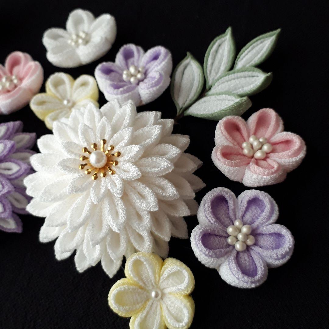 つまみ細工　髪飾り　卒業式　成人式　和装小物