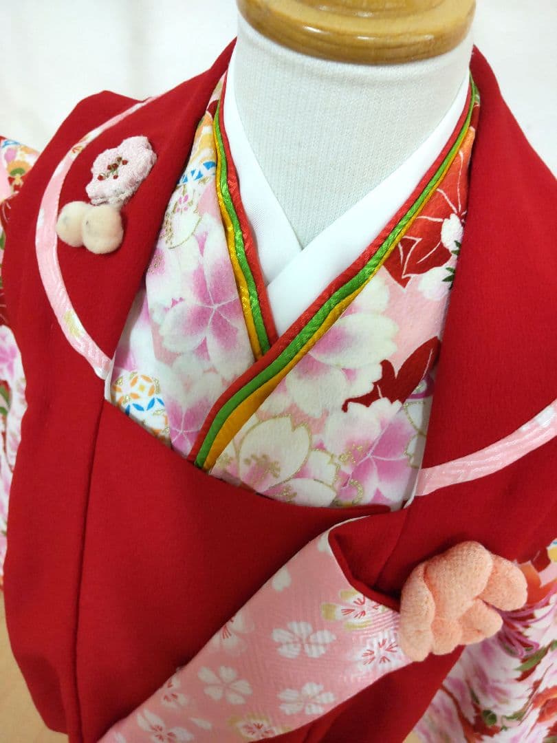七五三○七五三着物○被布セット○被布○着物○3歳○女の子○子供着物○キッズ着物