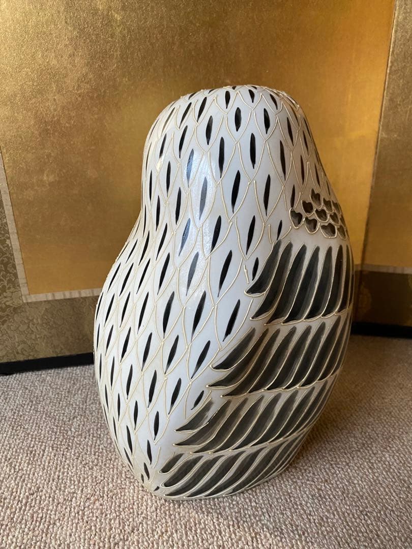 フクロウの置物 特大