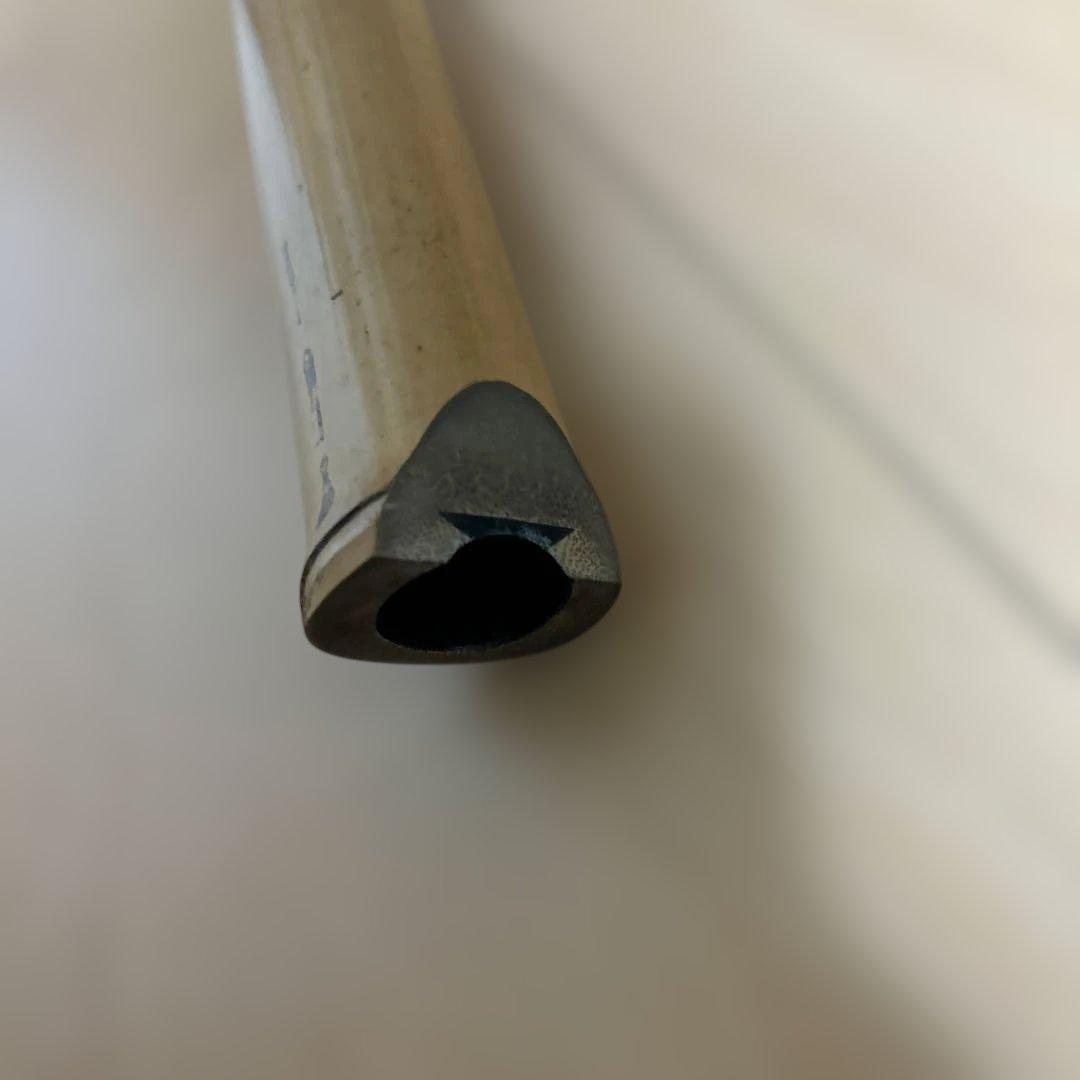 希少 尺八 琴古流 1尺8寸 5孔 銘あり 1印 根竹 二分割 和楽器 竹