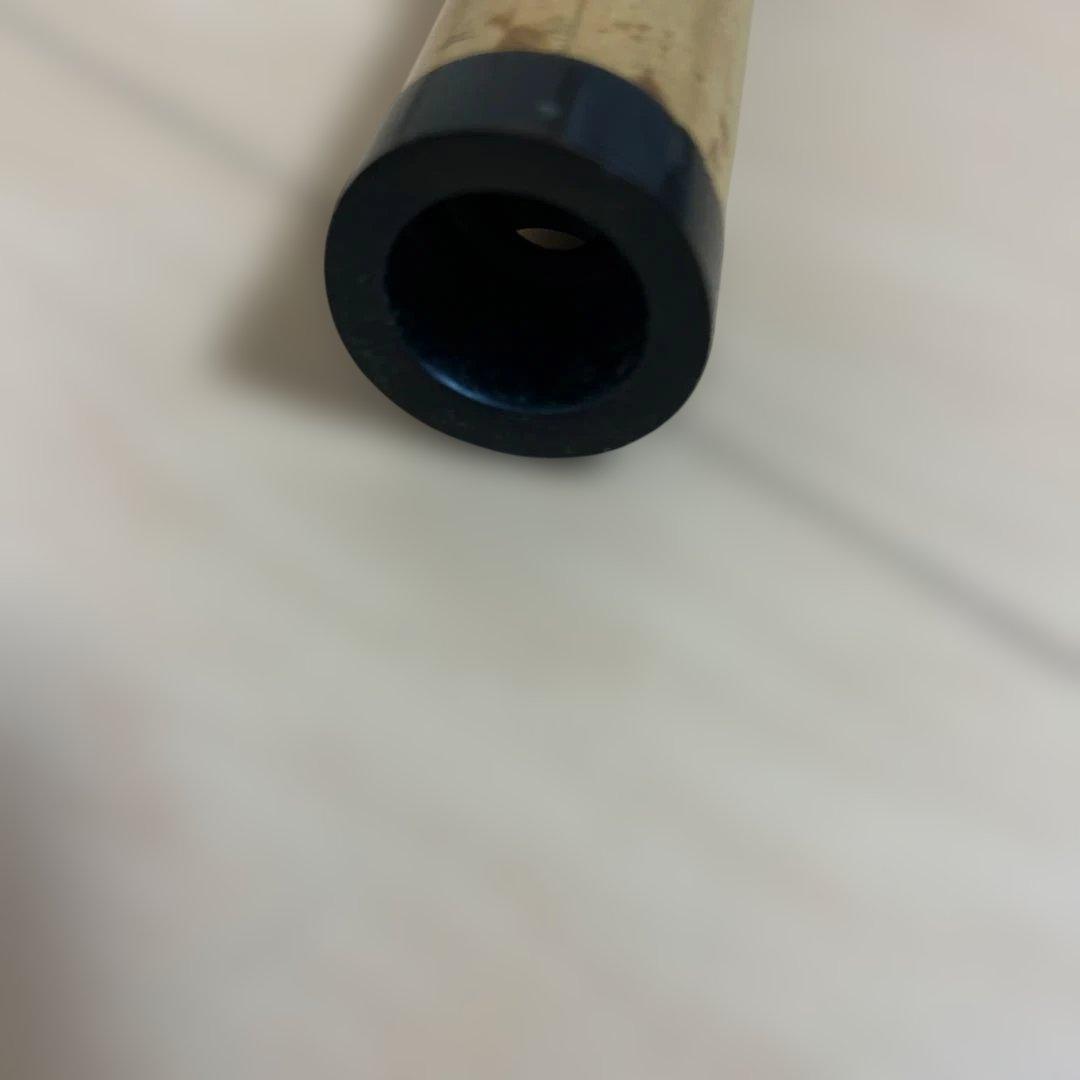 希少 尺八 琴古流 1尺8寸 5孔 銘あり 1印 根竹 二分割 和楽器 竹