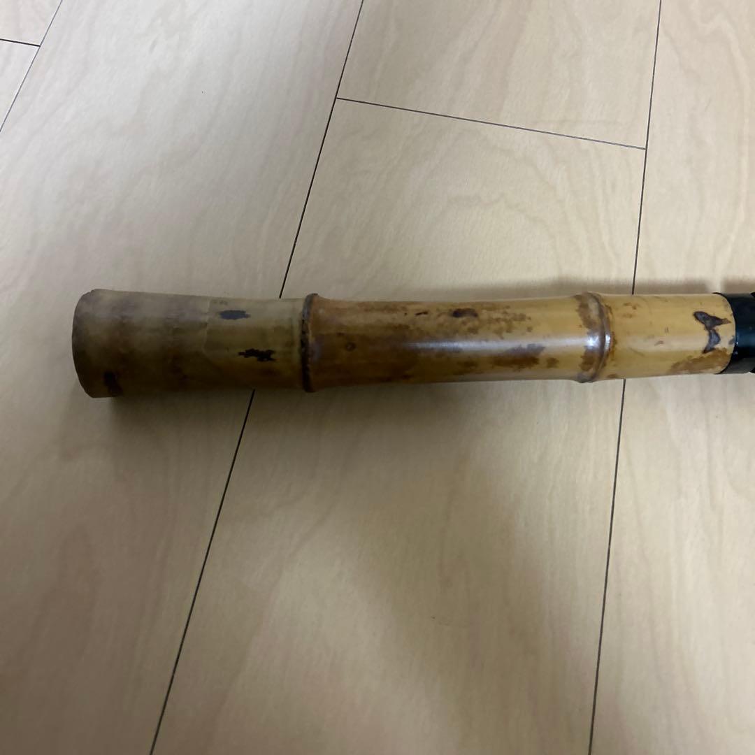 希少 尺八 琴古流 1尺8寸 5孔 銘あり 1印 根竹 二分割 和楽器 竹
