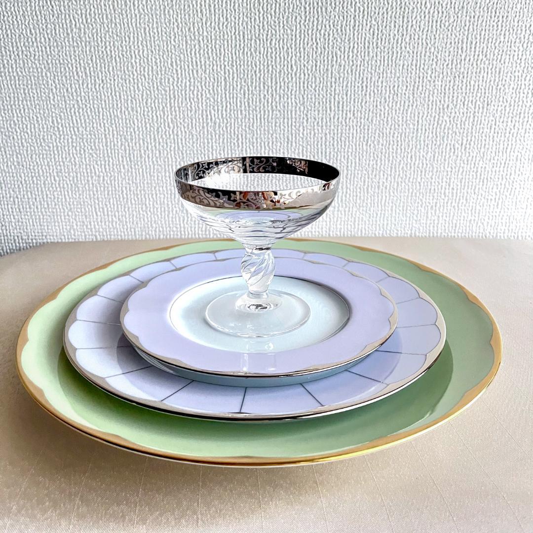 ★新品未使用　超美品★ フランス製HAVILAND デザート＆パン皿　４枚