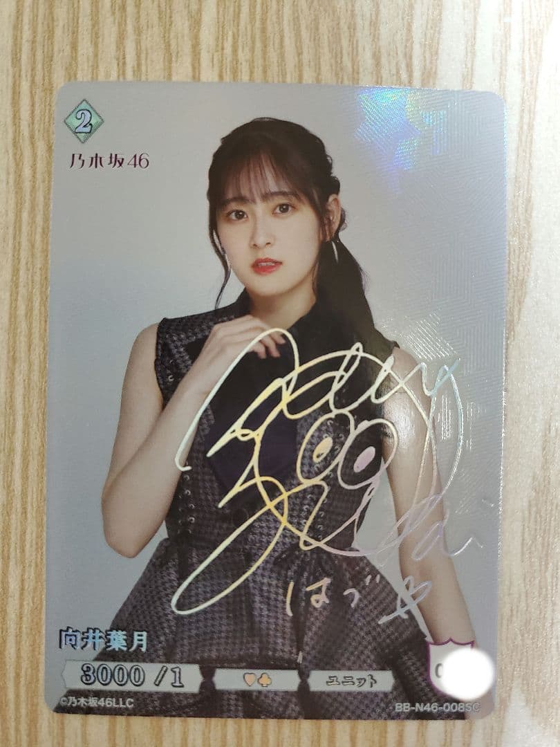 ビルディバイド向井葉月乃木坂シークレットSC シリアルナンバー1 超貴重
