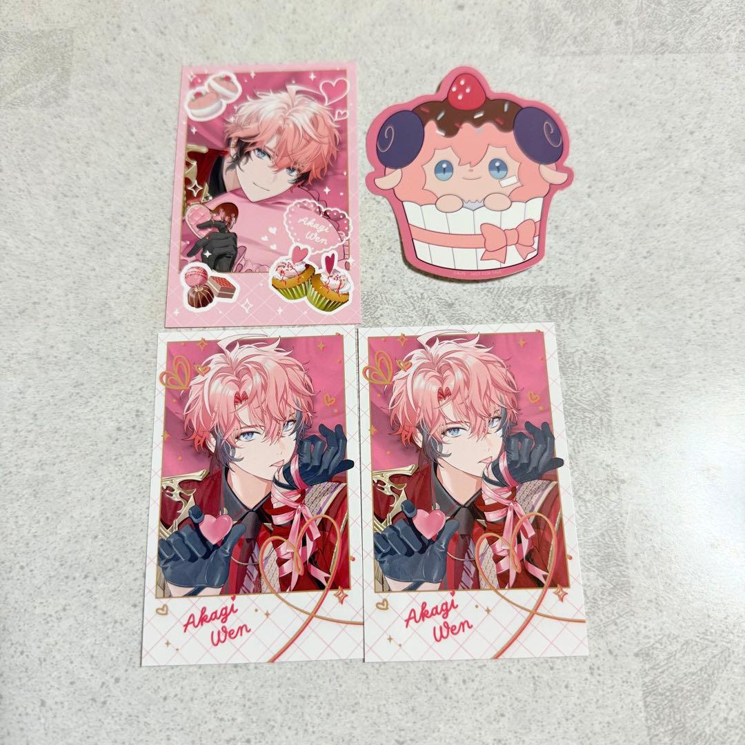 にじさんじ 赤城ウェン バレンタイン チェキ風カード - メルカリ