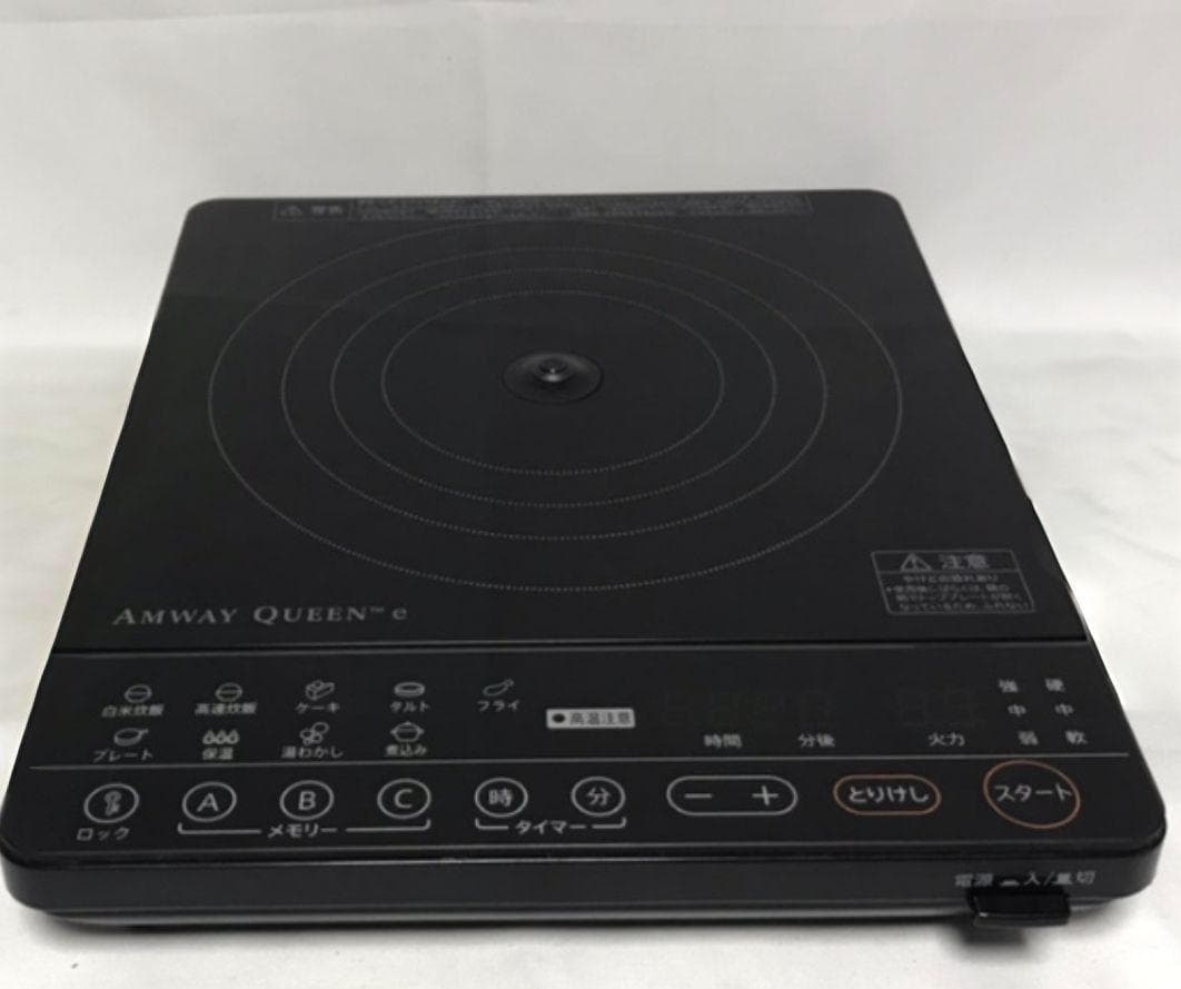 専用アムウェイ ウォック 黒フードプロセッサー インダクションレンジ@