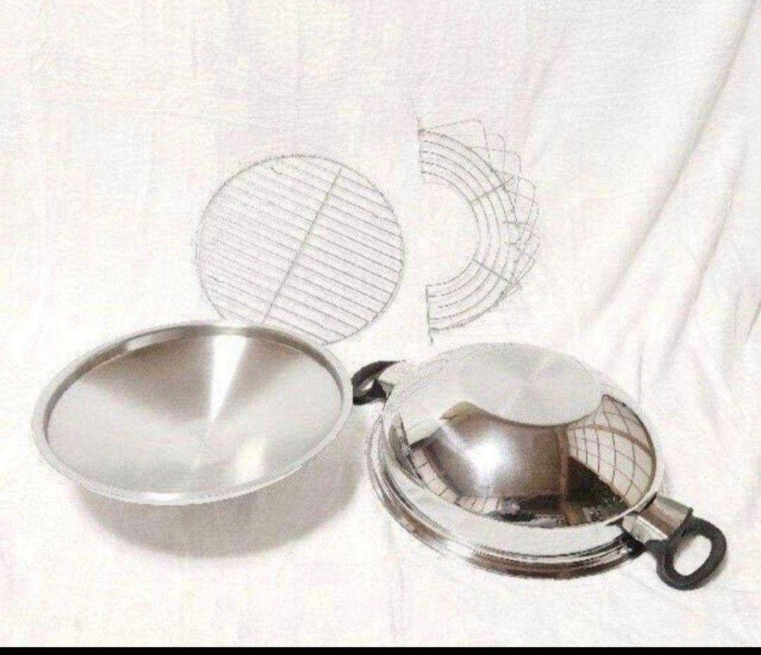 専用アムウェイ ウォック 黒フードプロセッサー インダクションレンジ@