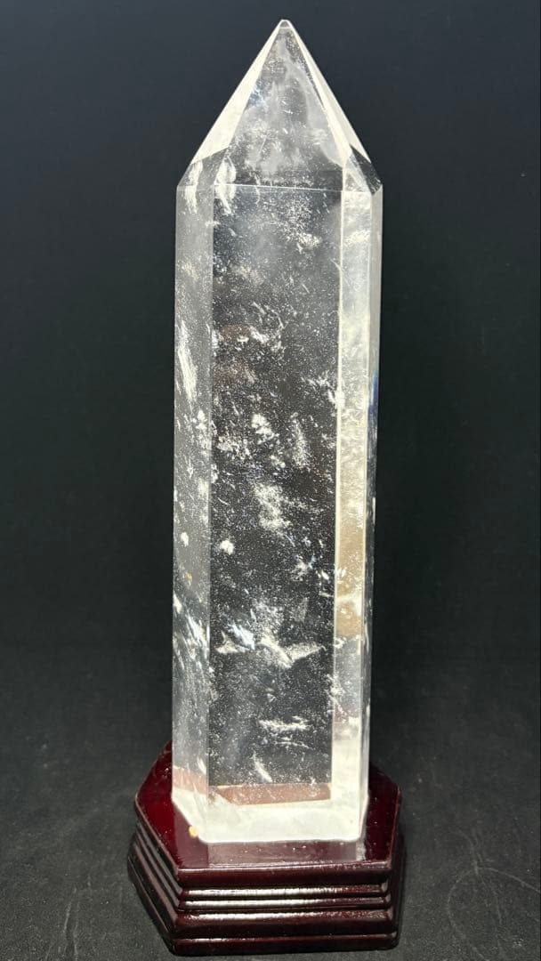 最大級！美しい天然水晶六角柱　訳あり激安　重さ約2558g 高さ約332mm