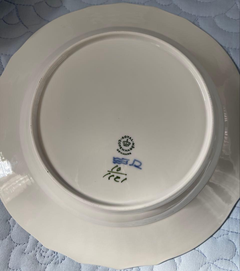 ロイヤルコペンハーゲン　ブルーフラワーカーブプレート　5枚セット