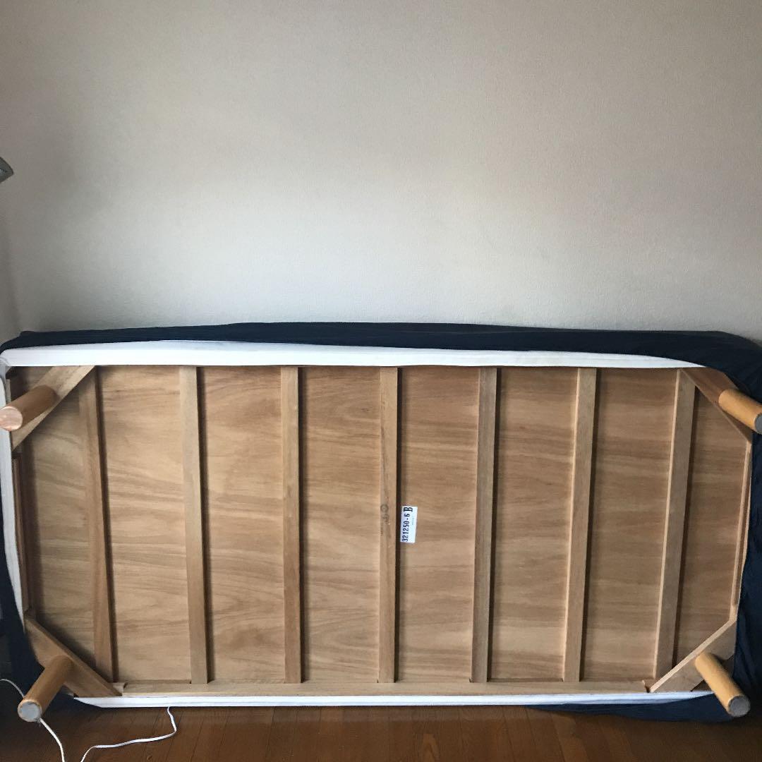 無印良品シングルベッド(東京ピックアップ、4／10まで出品)