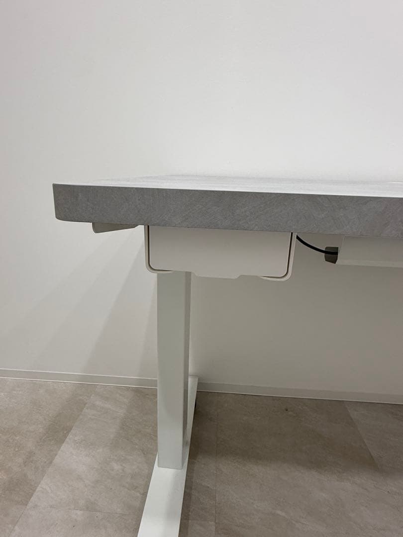 山善　電動昇降デスク ハイエンドモデル 幅140×奥行70