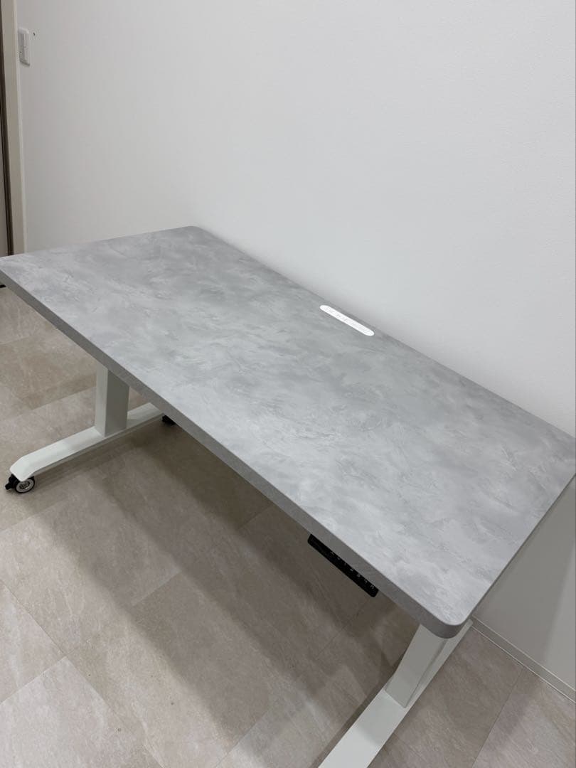 山善　電動昇降デスク ハイエンドモデル 幅140×奥行70