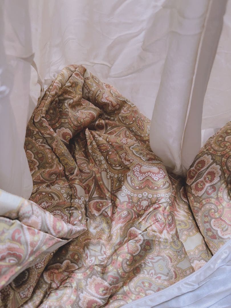 手挽き真綿掛けふとん　シングルサイズ　　ニシカワ（未使用）