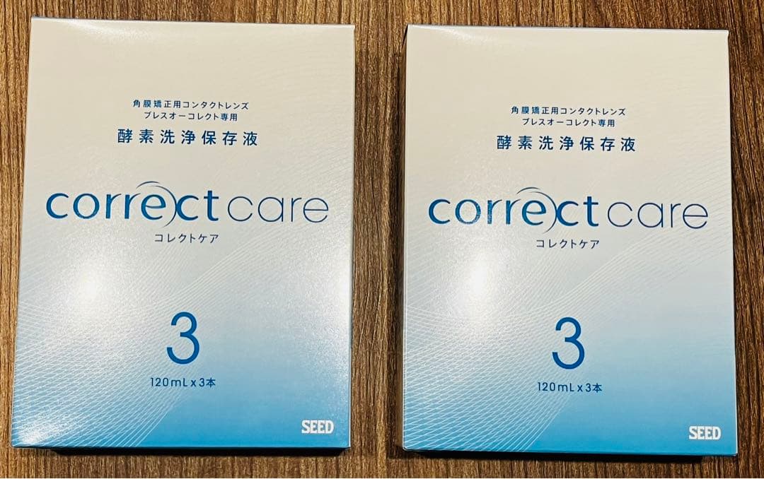 コレクトケア6本セット！オルソケラトロジー治療レンズ専用酵素洗浄