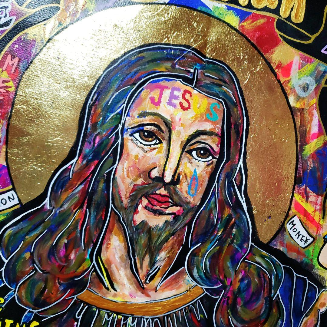 【メッセージアート】MESSIAH（救世主）《F40号》