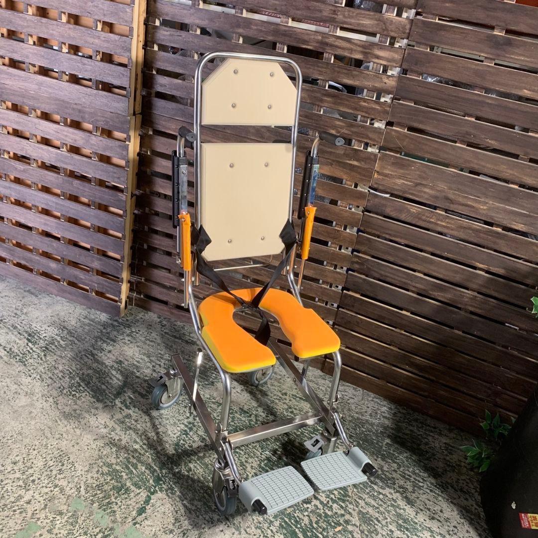 J425R 睦三 MUTSUMI MEDICAL 介護用車椅子 シャワーキャリー