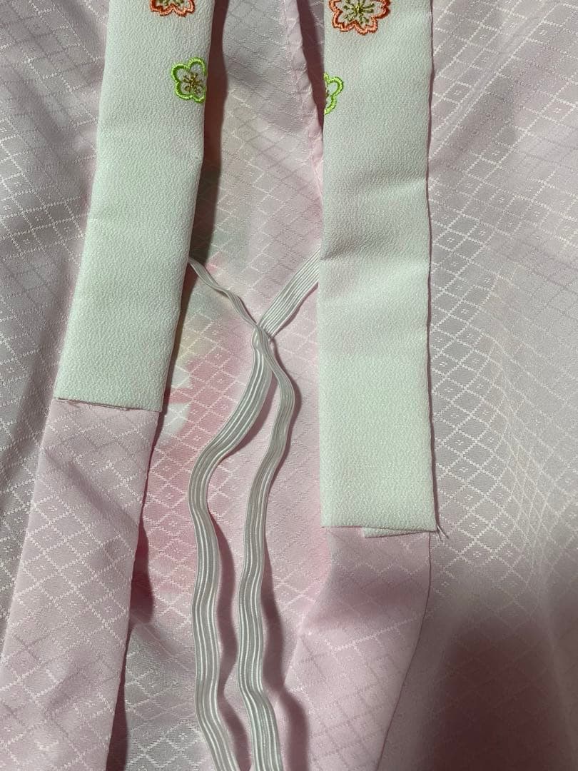 【式部浪漫】七五三 3歳 着物 被布 セット 日本製 ピンク花柄お祝い事お正月