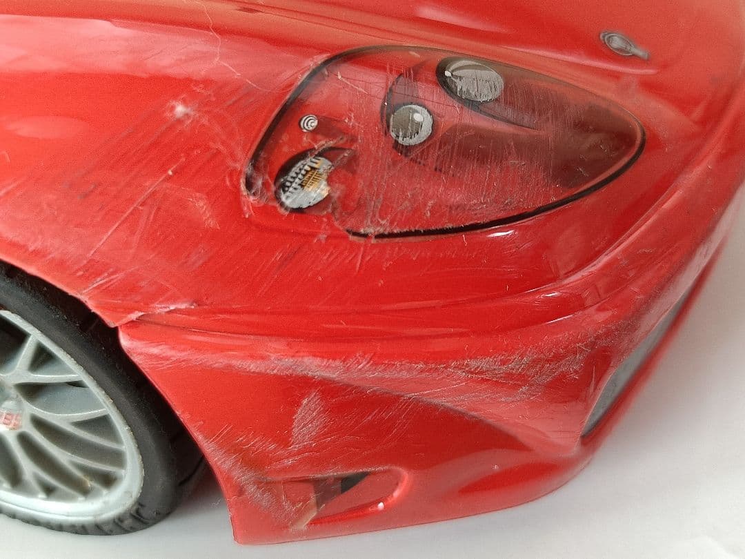 タミヤRC TA04-Sシャーシ　フタバ2chプロポ・ボディ・HPIモーター付き