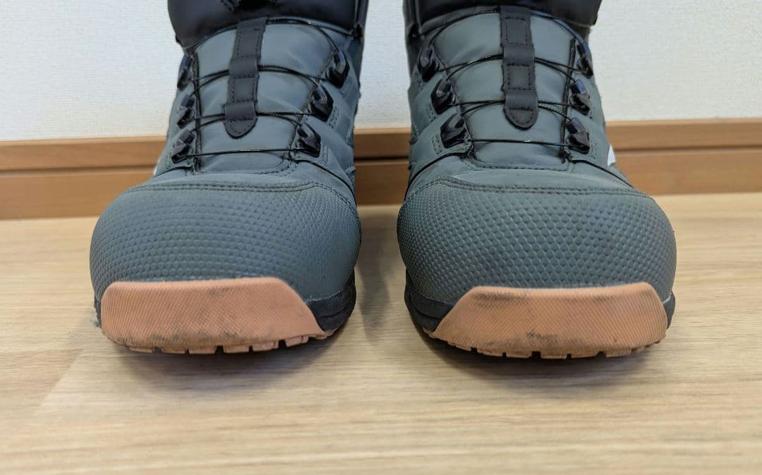 Mizuno BOAシステム安全靴 カーキ/ブラック 26.5cm