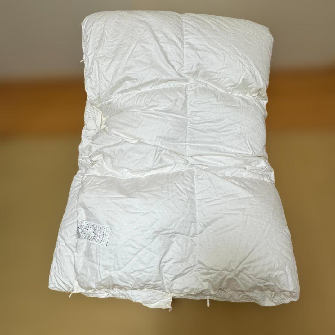 クイーンサイズ　羽毛合掛けふとん マザーグースダウン 95% 1.1Kg