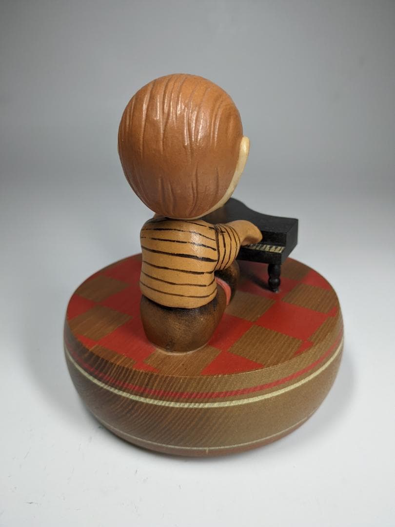 60sアンリ社製 ANRI シュローダー ビンテージオルゴール 木彫り人形