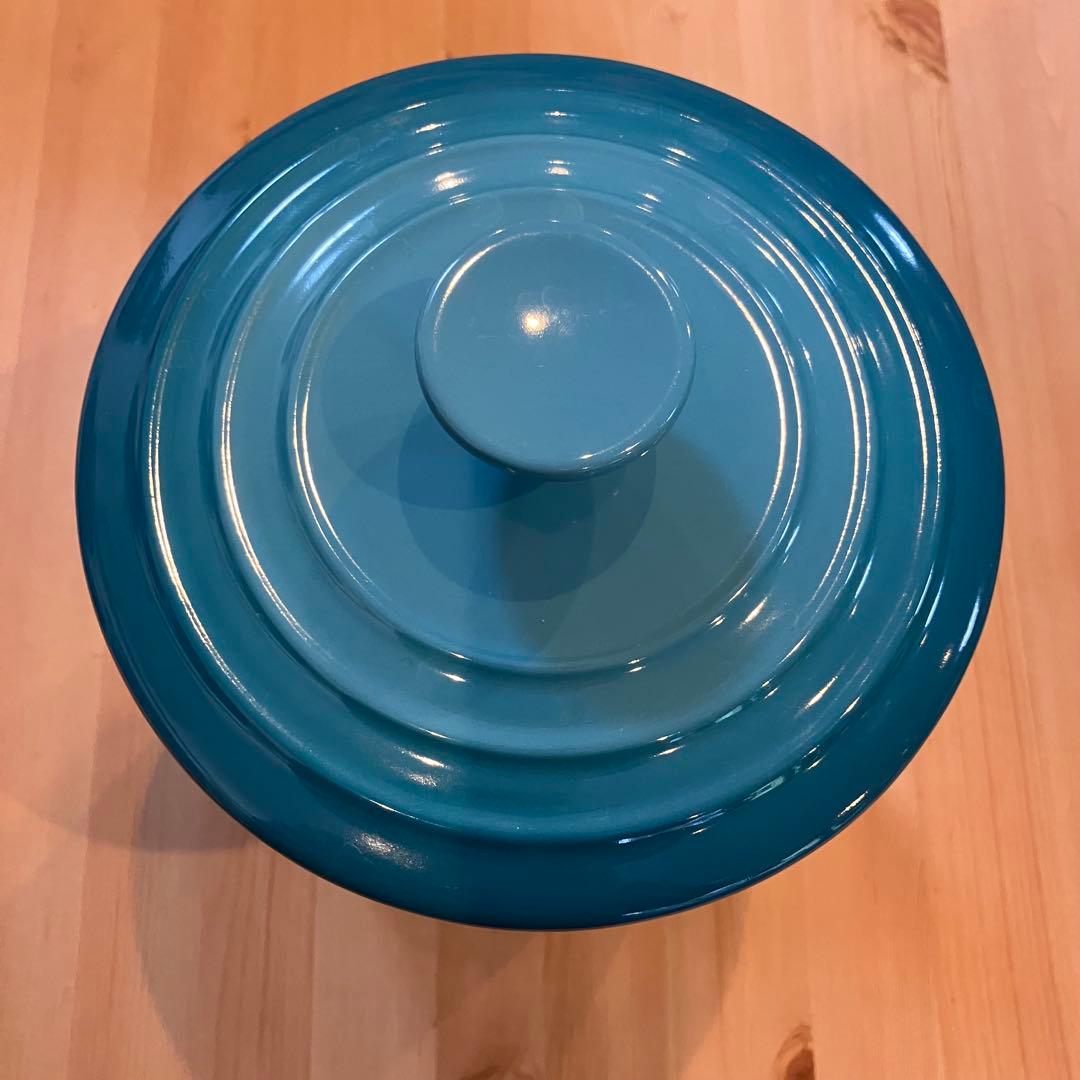 A2G57□LE CREUSETルクルーゼ キャニスター カリビアンブルー - メルカリ