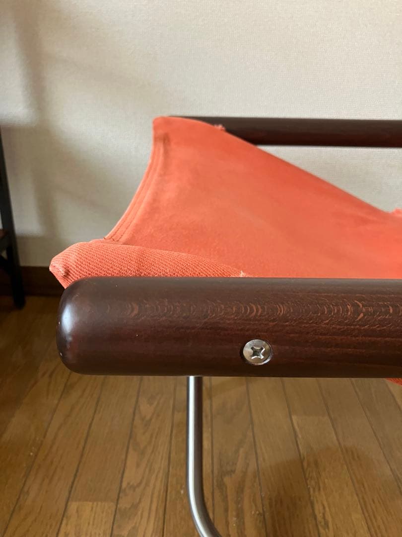 ニーチェアエックス（Nychair X）　ロッキング　レンガ×ダークブブラウン