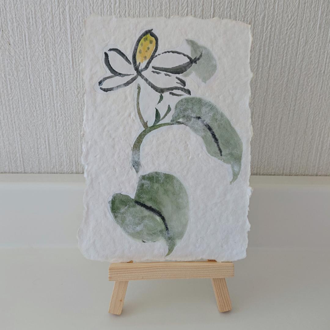 月光菩薩・観音図 】肉筆大型仏画額109×92cm日本画