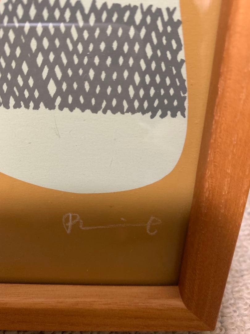 廃盤　バーズワーズ　シルクスクリーン　utsuwa ウツワ　idee ポスター