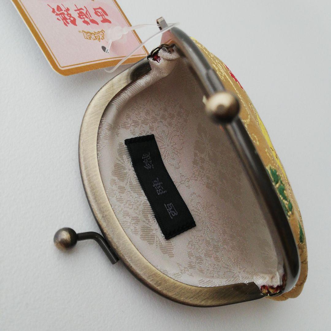 ポケモン ピカチュウ ホウオウ 西陣織 京都 ガマ口 がま口 ゴールド 金