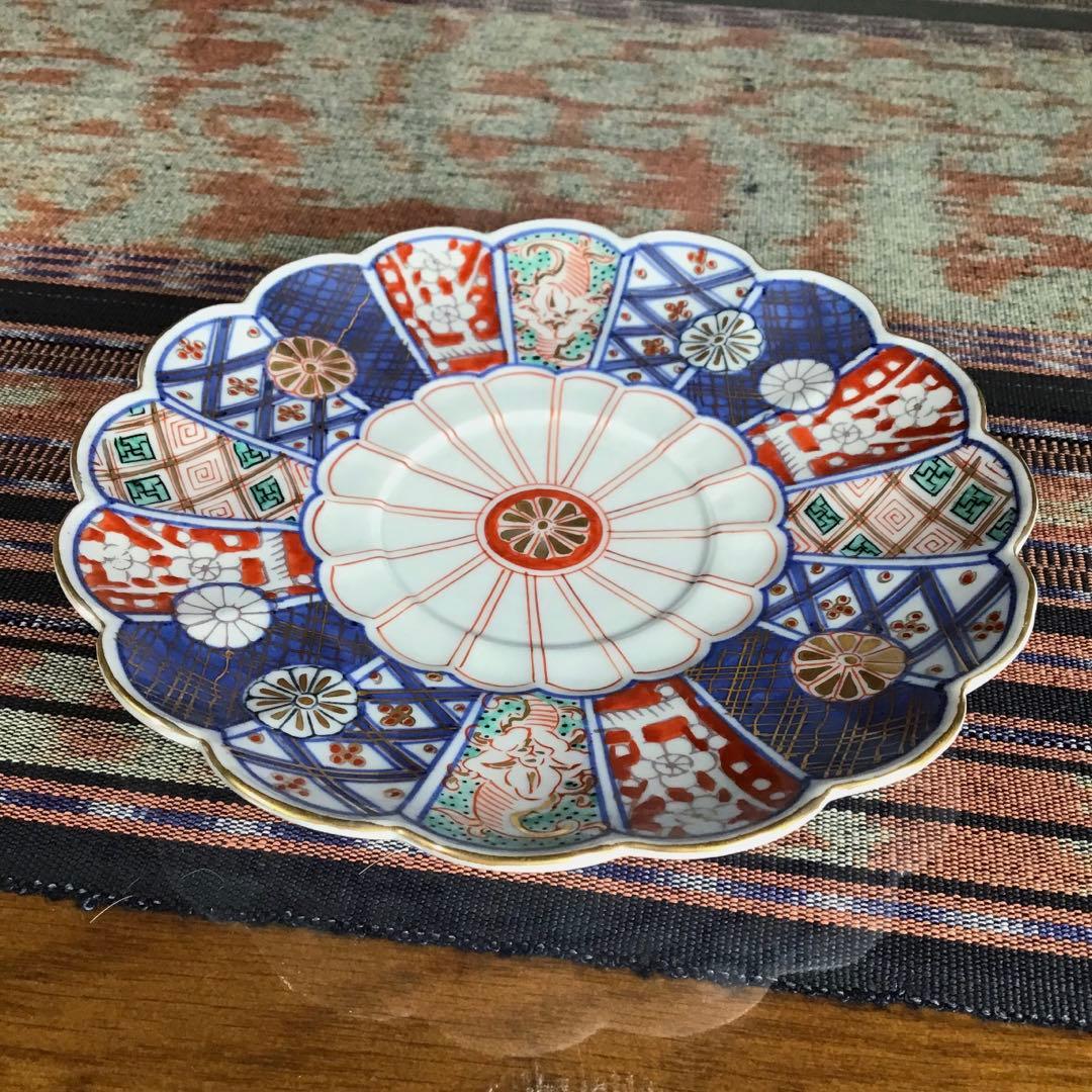 『フォロうー特価』　九谷焼　大聖寺伊万里　奇玉宝鼎之珍　※ ソーサー　4枚