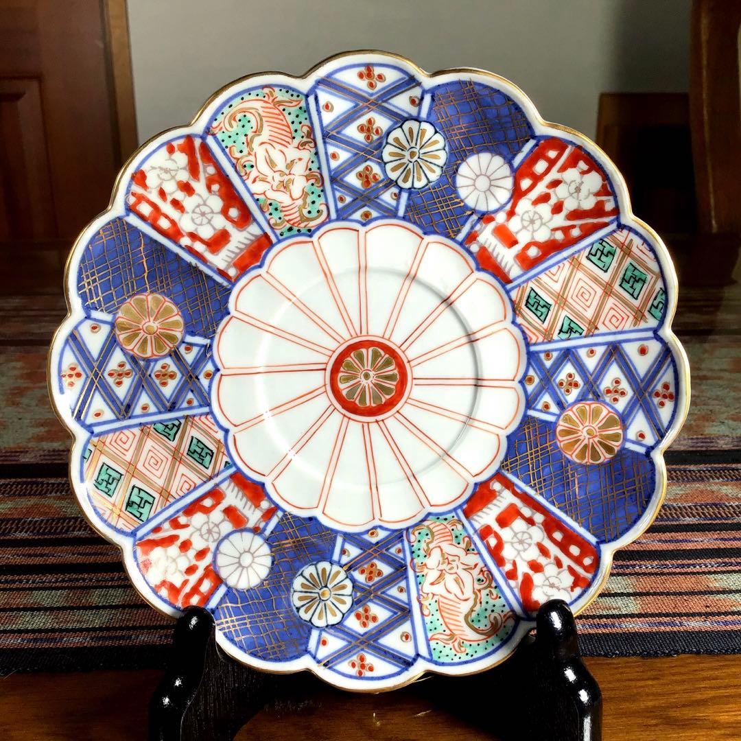 『フォロうー特価』　九谷焼　大聖寺伊万里　奇玉宝鼎之珍　※ ソーサー　4枚