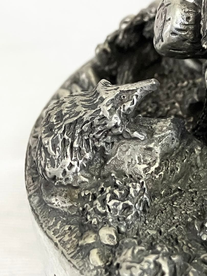 ロイヤル・セランゴール テディベア オルゴール　ピューター製　アンティーク