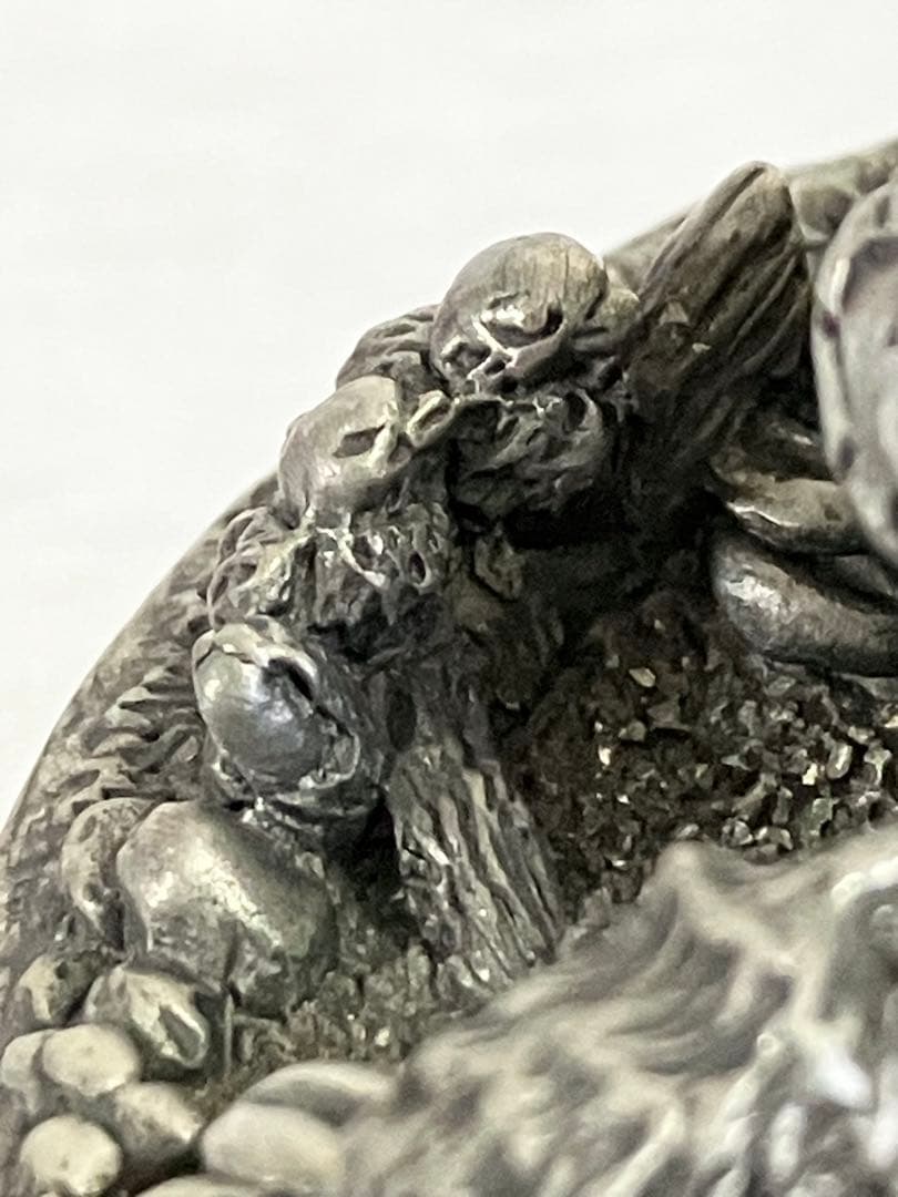 ロイヤル・セランゴール テディベア オルゴール　ピューター製　アンティーク