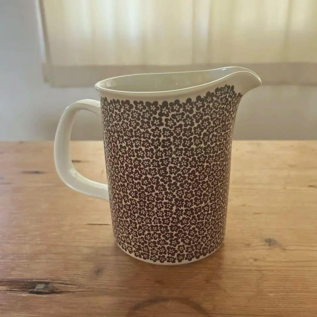 アラビア faenza ファエンツァ　ピッチャー　ブラウン