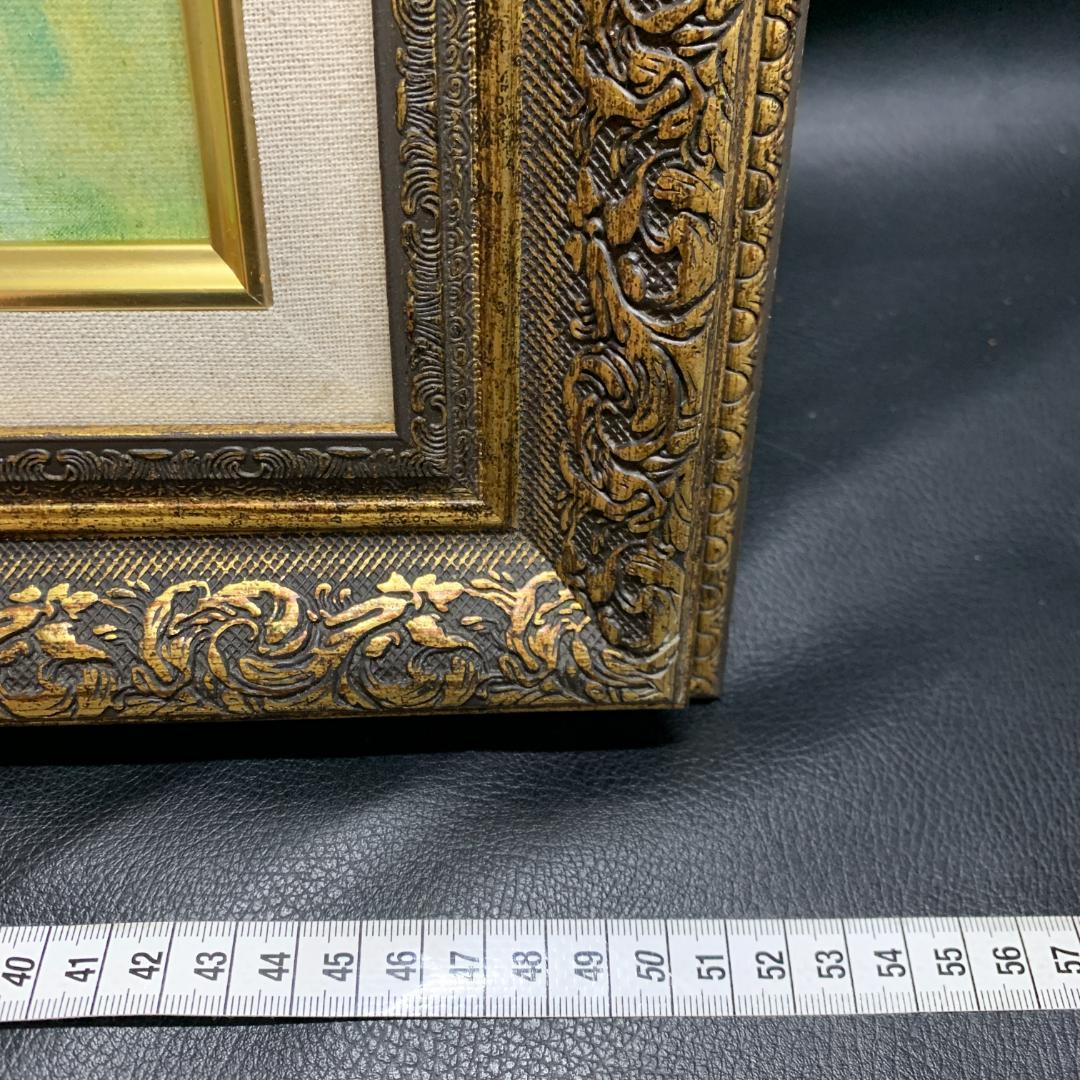 ルノワール 若い娘の肖像 油絵直筆仕上げ　ゴールド額縁 複製画