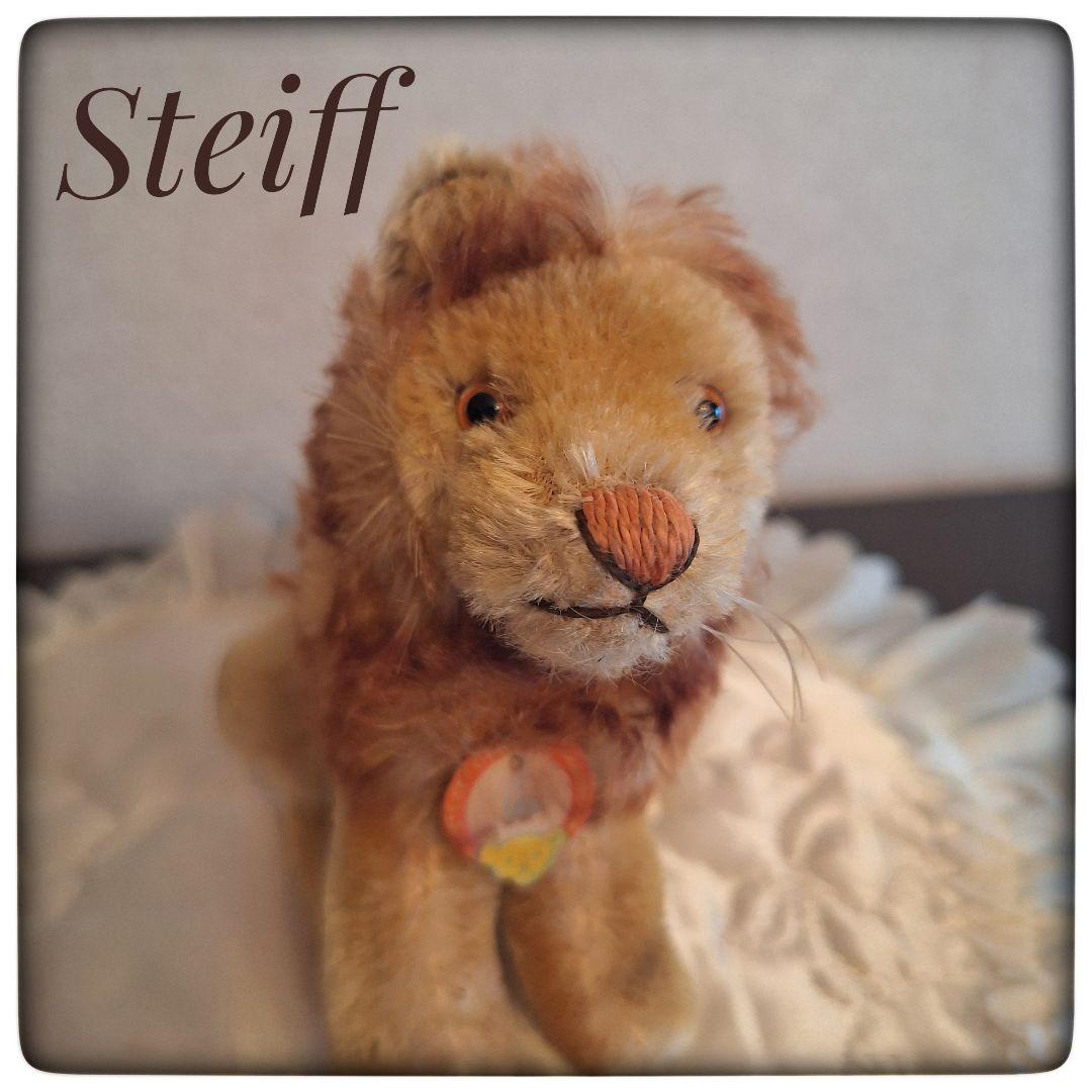 シュタイフ社製】ヴィンテージ ライオンのレオ - メルカリ