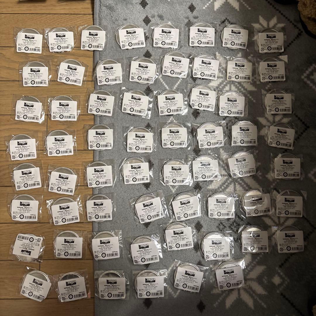 貴重　受注品　ハンターハンター　オールスター缶バッジ　まとめ売り