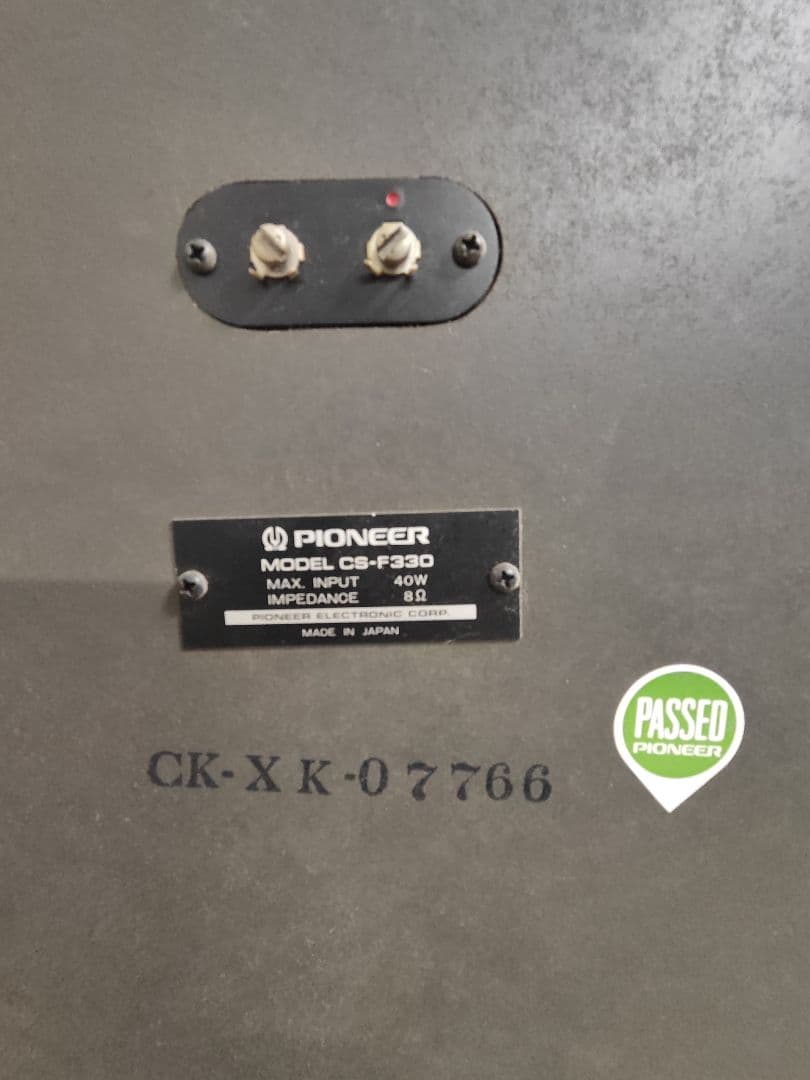 希少　Pioneer CS-F330 　スピーカー　②