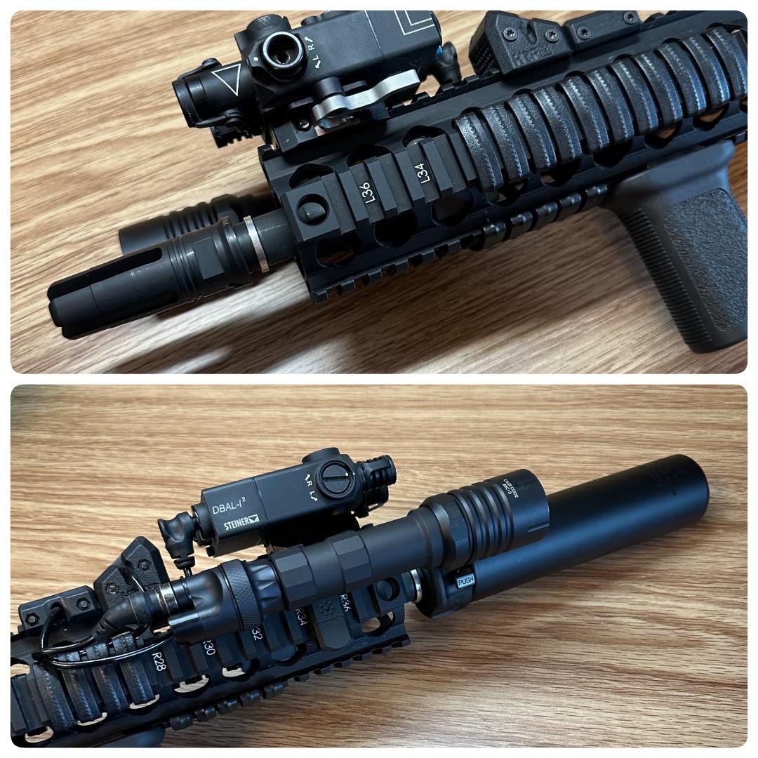 BJ tac SUREFIRE サイレンサー マルイ MWS mk18 BCM