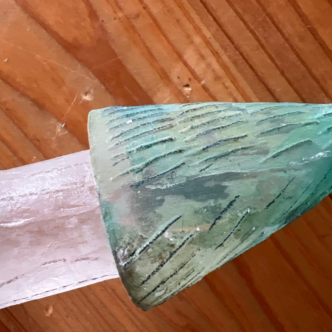 大サイズ　ガラス作家　安達知江さん　ガラスの置物　木　ツリー