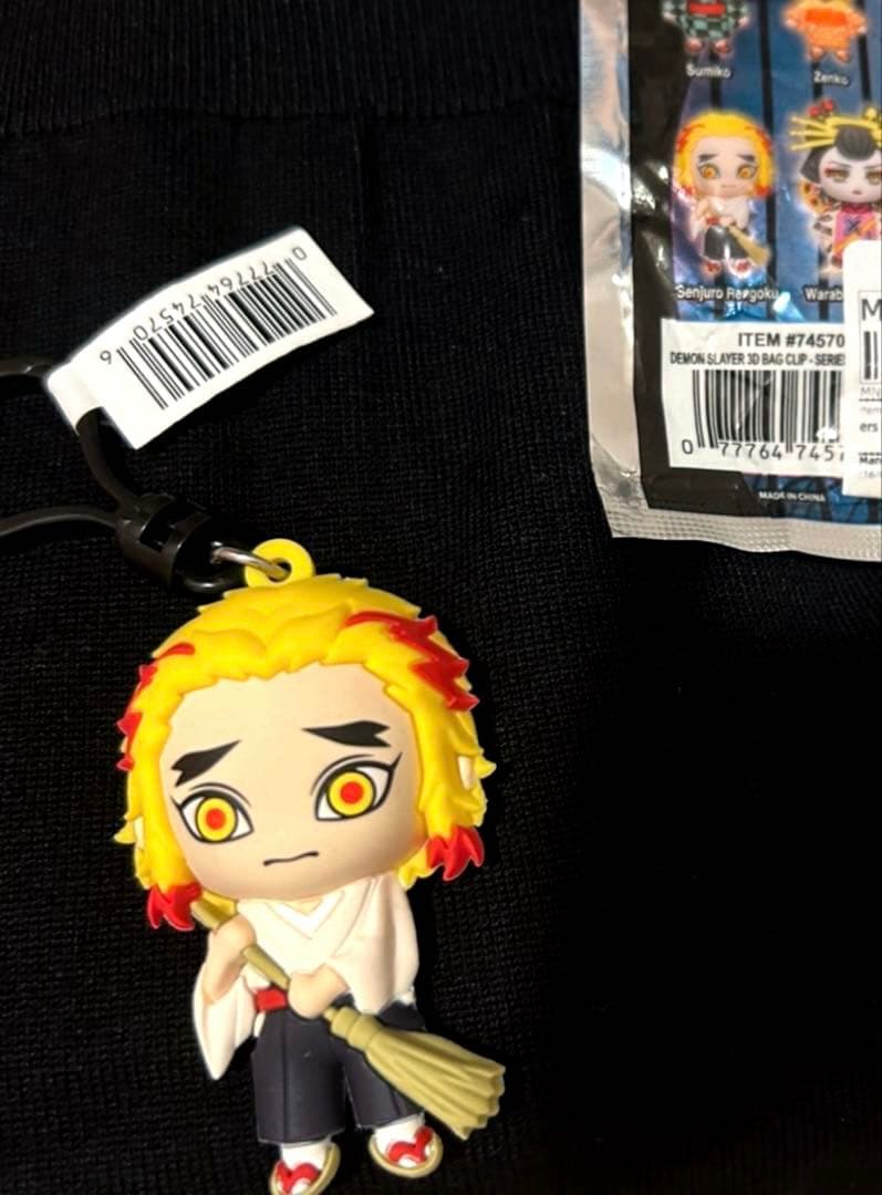 未使用】鬼滅の刃 バッグクリップ 煉獄千寿郎 - メルカリ