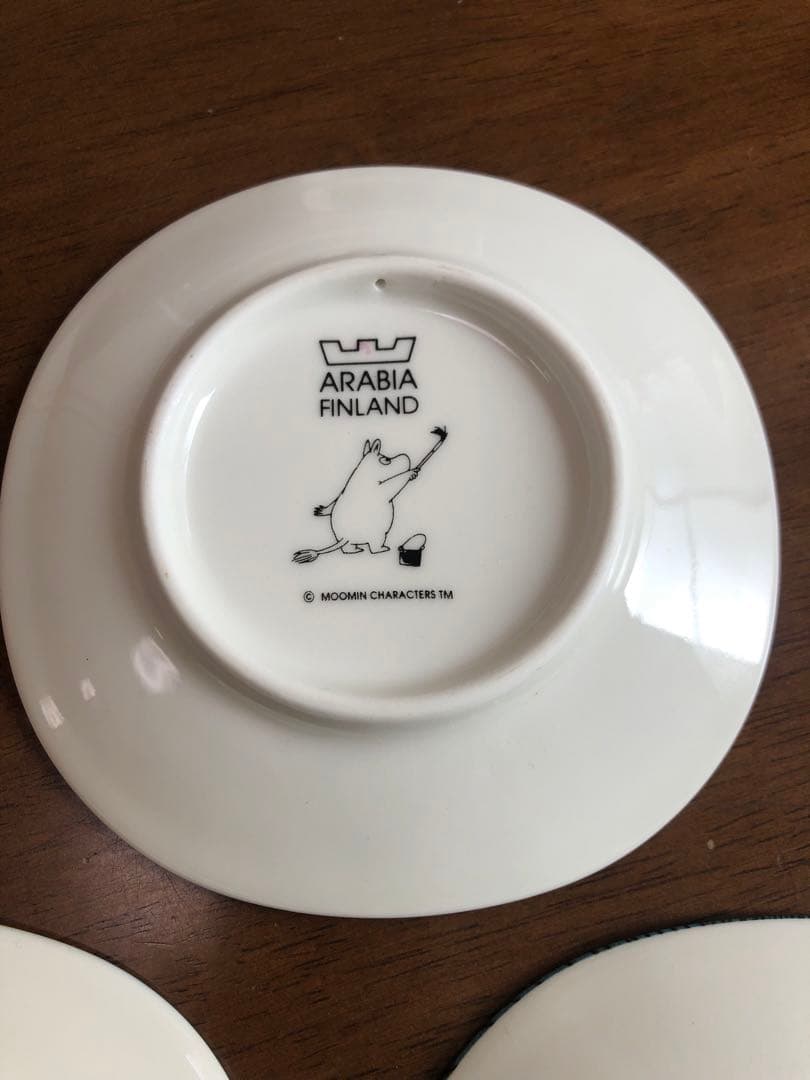 アラビア　ムーミンウォールプレート　3枚セット