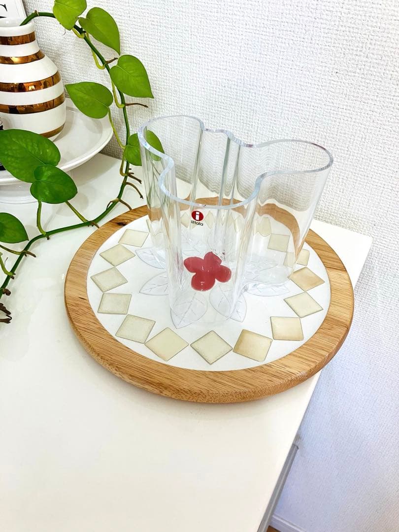 ❁⃘ flowerタイルトレー《hanayuki》