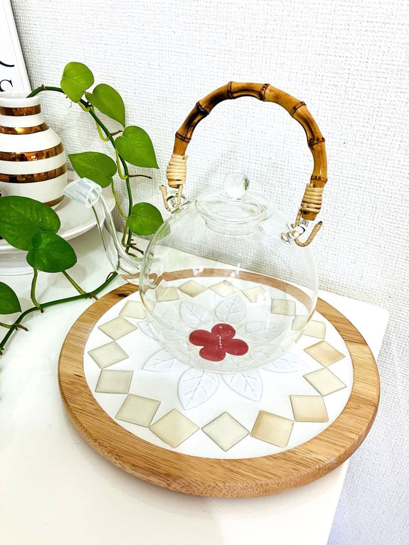 ❁⃘ flowerタイルトレー《hanayuki》