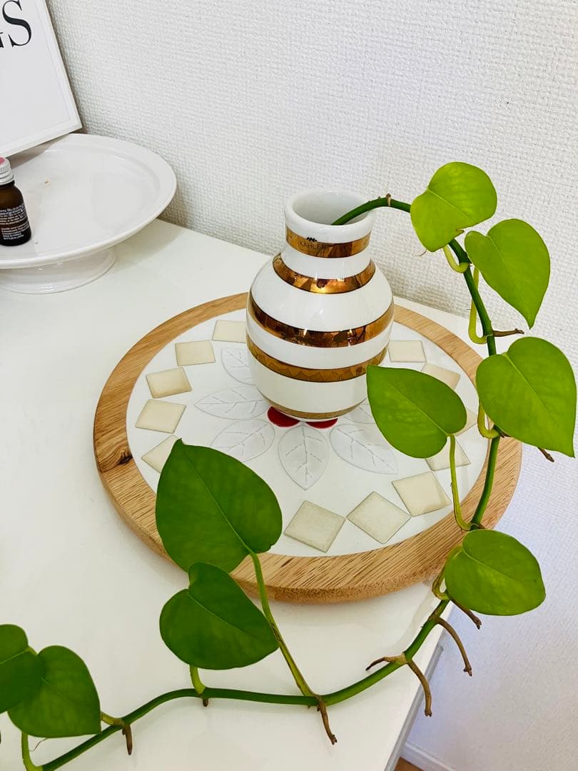 ❁⃘ flowerタイルトレー《hanayuki》