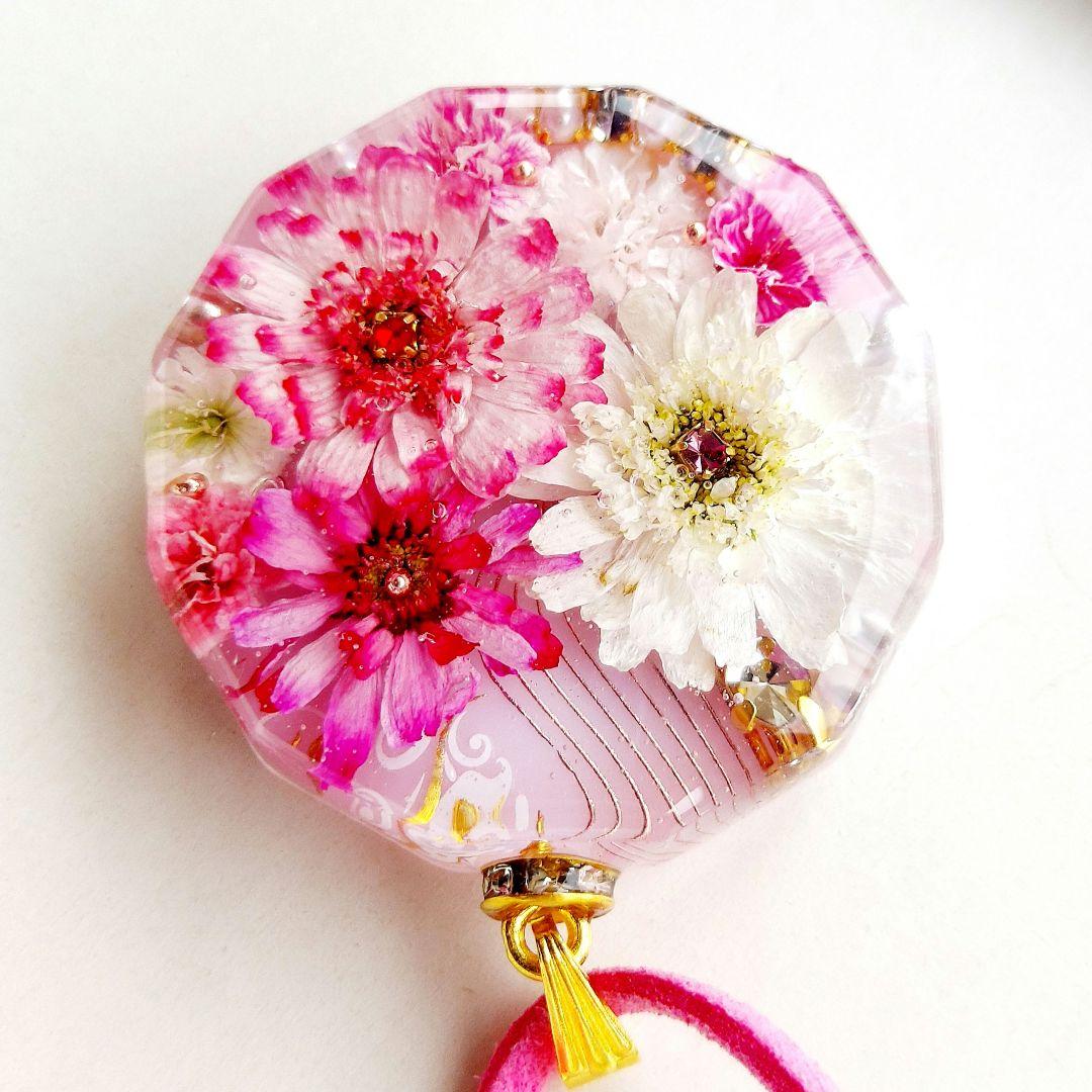 【1144】レジン　マトリカリア　ネックレス　ペンダント　ハンドメイド