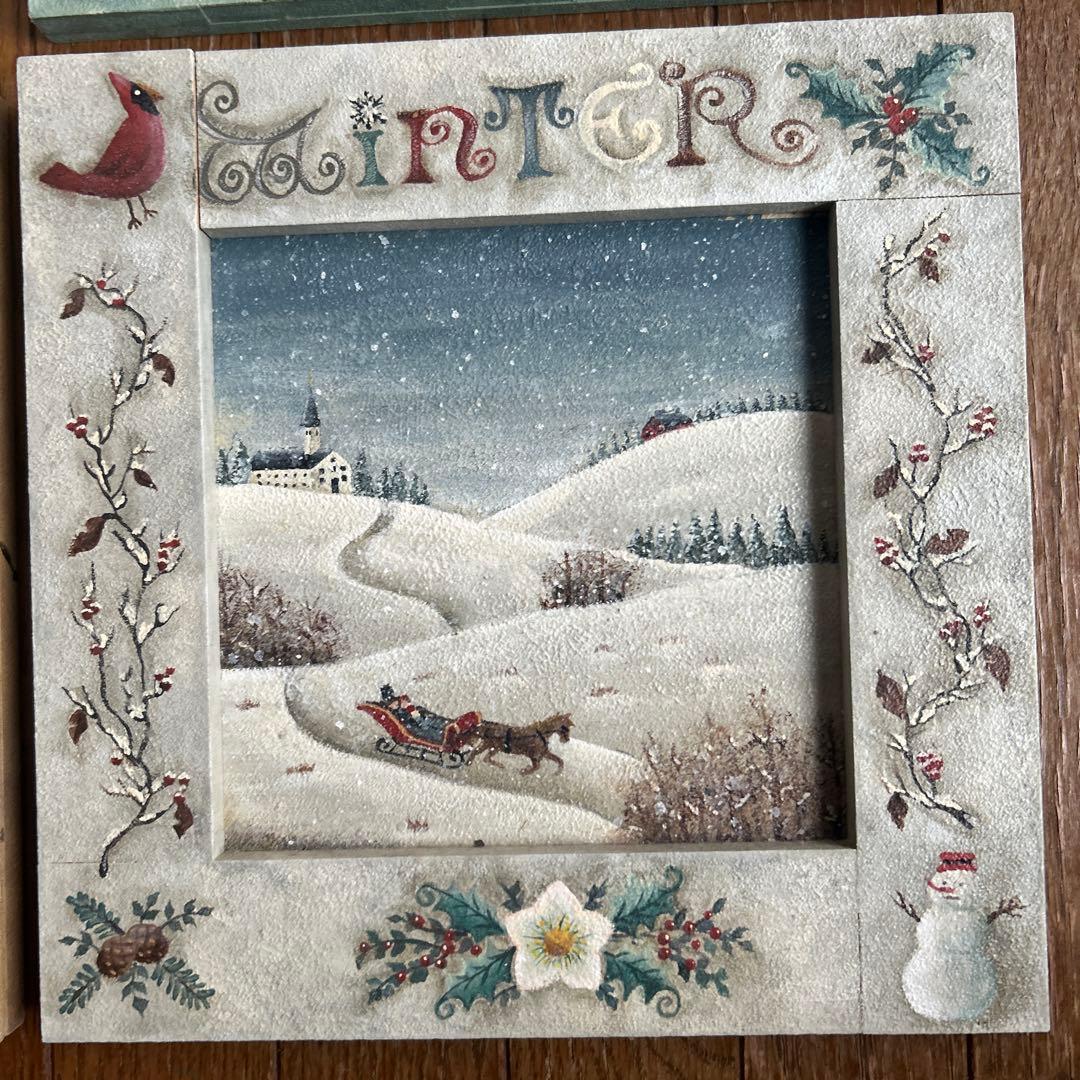 トールペイント作品 四季 - メルカリ