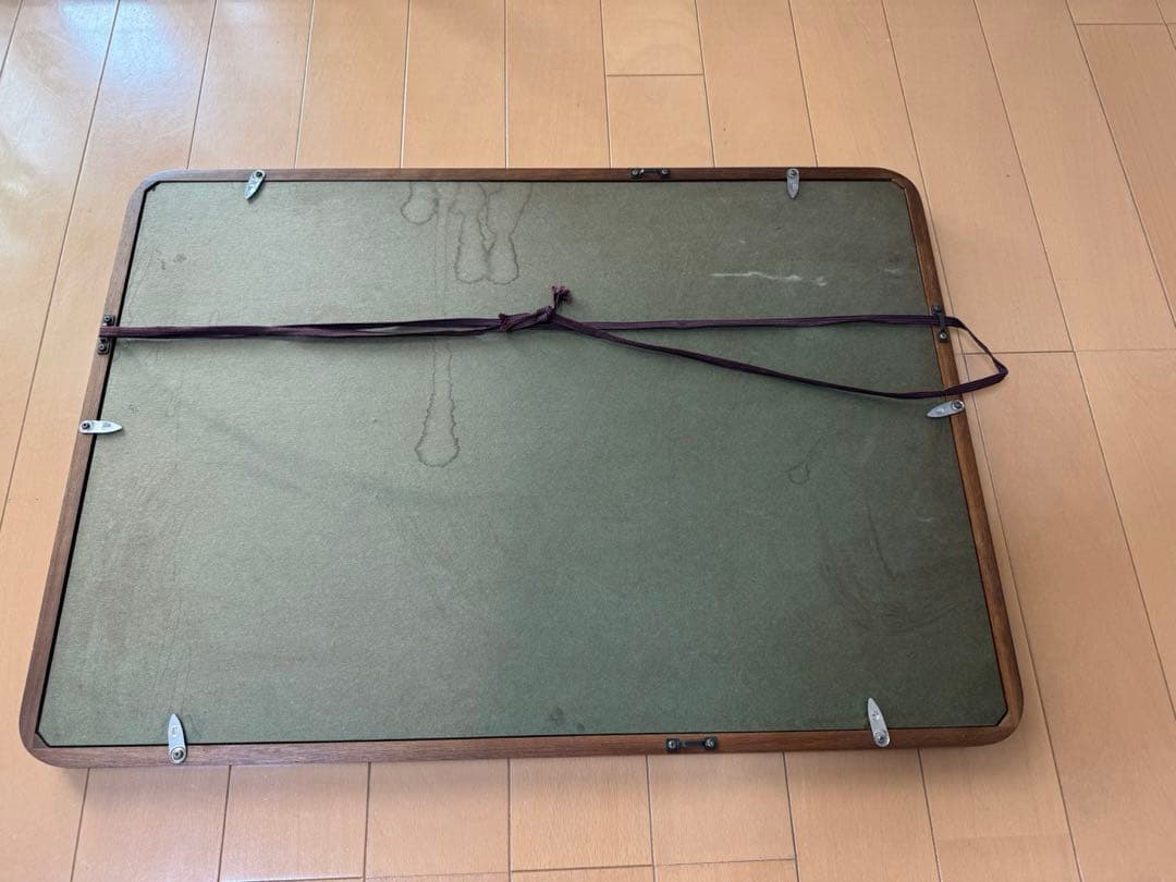 額縁　木枠　木製　アンティーク　写経　お札　絵画　大黒天